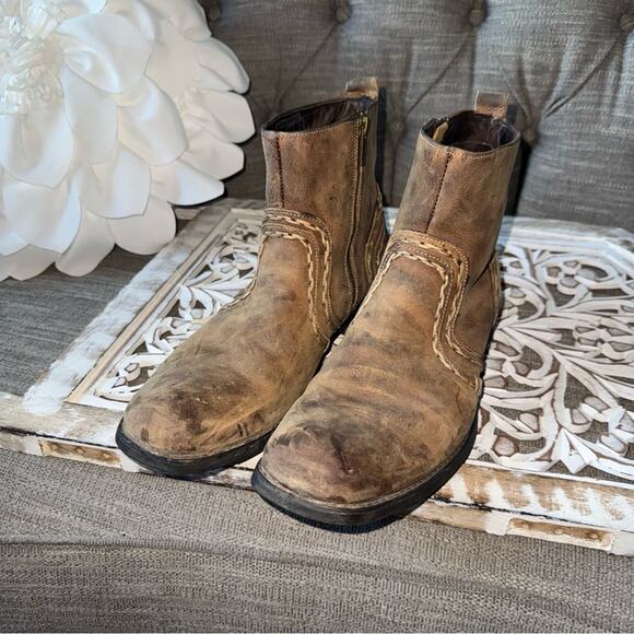 Bed Stu Factory Worn Look Men’s Boots 10 - Picture 12 of 13